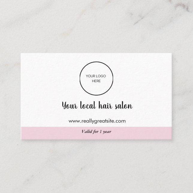 Visita Estrategia de tarjeta de fidelidad para la retenci (Anverso)