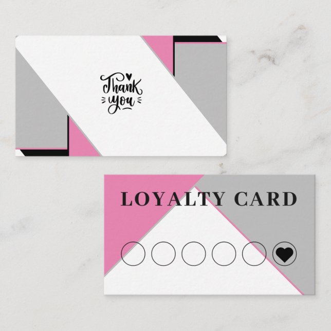 Visita Estrategia de tarjeta de fidelidad para la retenci (Anverso / Reverso)