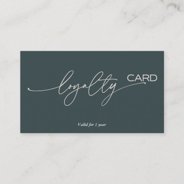 Visita Estrategia de tarjeta de fidelidad para la retenci (Anverso)