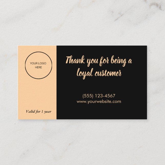 Visita Estrategia de tarjeta de fidelidad para la retenci (Reverso)