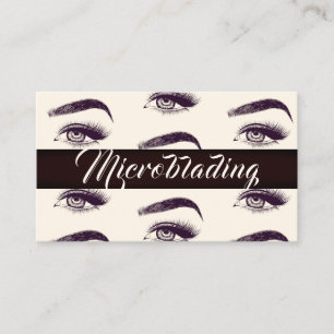 Visita Extensiones Eyelash Beauty Salon Tarjeta de presen