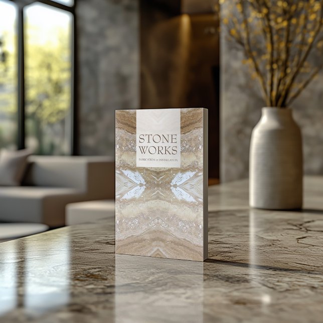 Visita Fabricación de piedra Trabaja con tarjeta de visit (Perfect for business)