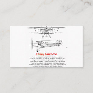 Visita Fairey Fantome Tarjeta de presentación