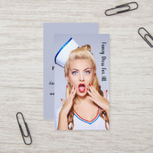 Fancy Dress, tarjeta de visita.