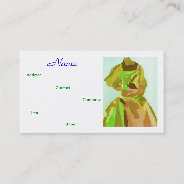 Visita Fashion Designer Spring II - Tarjeta de presentaci (Anverso)