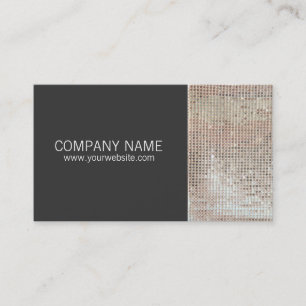 Visita FAUX Sparkly Secuencia Tarjeta de Negocios de Entr