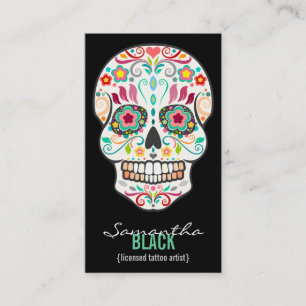 Visita Feliz Muertos - tarjeta de encargo de la vertical