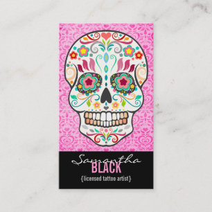 Visita Feliz Muertos - tarjeta de encargo de la vertical