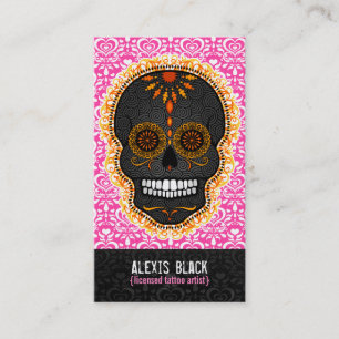 Visita Feliz Muertos - tarjeta de encargo de la vertical