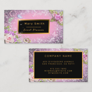 Visita Fiesta de oro moderno Rosa Añadir tu tarjeta de vi