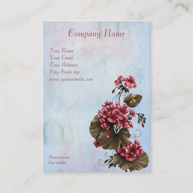 Visita Flower Magic 2012 Pocket Calendar - Tarjeta de pre (Anverso)