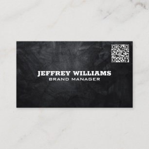 Visita Fondo de textura negra   Tarjeta de presentación d