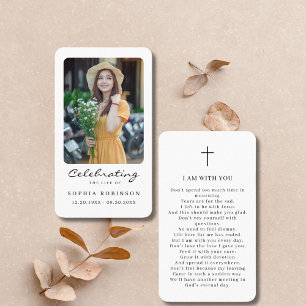 Visita Foto Celebración de la tarjeta de oración de recue