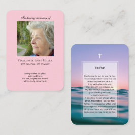 Visita Foto conmemorativa tarjeta de oración Yo soy libre