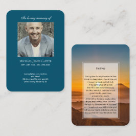 Visita Foto conmemorativa tarjeta de oración Yo soy libre