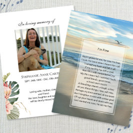 Visita Foto conmemorativa tarjeta de oración Yo soy libre