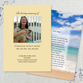 Visita Foto conmemorativa tarjeta de oración Yo soy libre