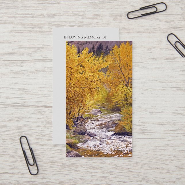 Visita Foto de la tarjeta conmemorativa de la vida (Anverso/Reverso In Situ)