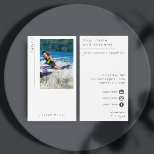 Visita Foto jetski jet ski moderna Tarjeta de presentació