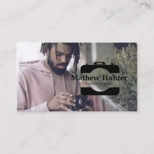 Visita Fotógrafo Cámara Personalizado Foto tarjeta de v