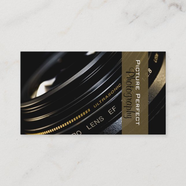 Visita Fotógrafo, tarjeta de presentación de fotografía (Anverso)