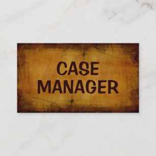Visita Funda Manager Antiguo Tarjeta de Negocio