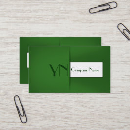 Visita Funda verde profesional moderno - tarjeta de visit