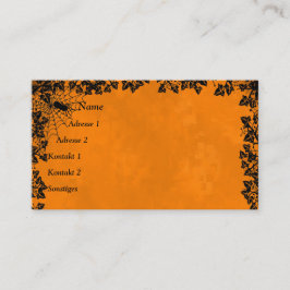 Visita Gato negro con tarjeta de presentación Bat and Spi