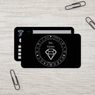 Visita Gemstone Jewelry Coin &/o Tarjeta de Grado Antiguo