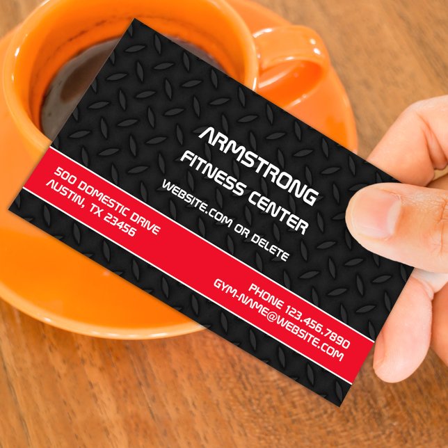 Visita Gimnasio Formación personal Tarjeta de presentació (Subido por el creador)