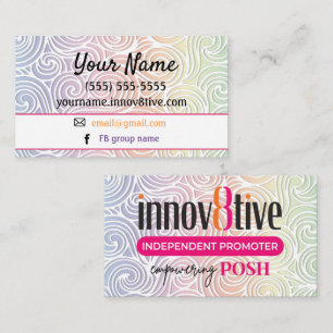 Visita Giro arco iris Innov8tive Posh Tarjeta de presenta