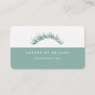 Visita Glam Eyelashes texto blanco Tarjeta de presentació