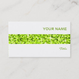 Visita Glitz Lime stripe tarjeta de presentación blanco
