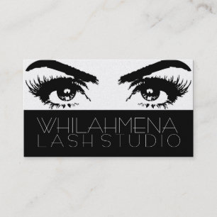Visita Gold Eyelash Extensions Studio Tarjeta de presenta