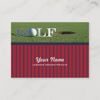 Visita Golf - Business, tarjeta de programación
