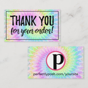 Visita Gracias por tu tarjeta de tiempo de pedido Posh