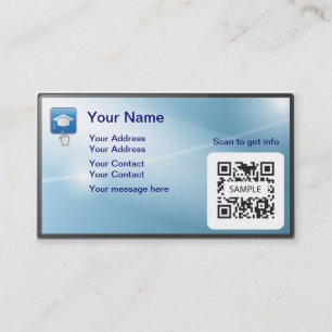 Visita Grado en línea de la plantilla de la tarjeta de