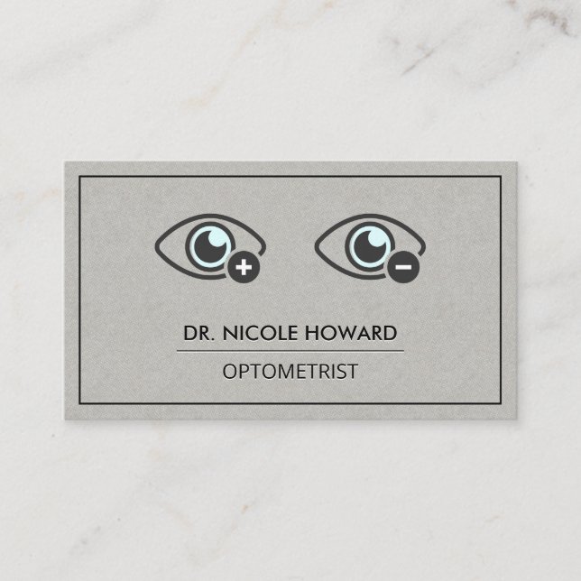 Visita Gráfico ocular | Tarjeta de presentación de equipo (Anverso)