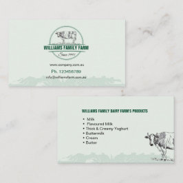 Visita Granjas lecheras, ganado, agricultura, tarjeta de 