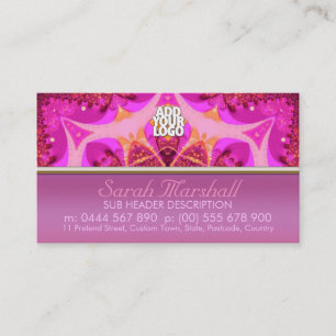 Visita Groovy Pink Fashion Goddess Tarjeta de Negocios