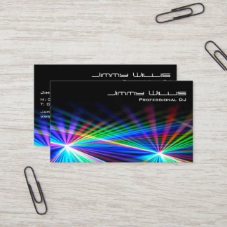 Visita Guay Laser Light Club - Tarjeta de presentación pa