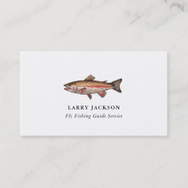Visita Guía de pesca Tarjeta de presentación Fisherman