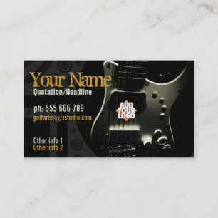 Visita Guitarra oscura del Grunge con la tarjeta de