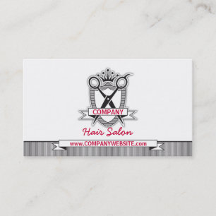 Visita Hair Salon Profesional Tarjeta de Negocios Moderna