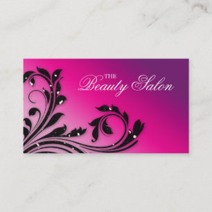 Visita Hair Salon Tarjeta de Negocios Belleza Sale Púrpu