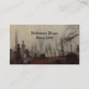 Visita Halloween Props - Tarjeta de presentación