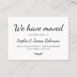 Visita Hemos movido una nueva tarjeta de inserción de mov