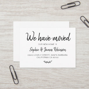 Visita Hemos movido una nueva y simple tarjeta de inserci