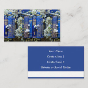 Visita Hermosa tarjeta de llamadas de espinas de libros (