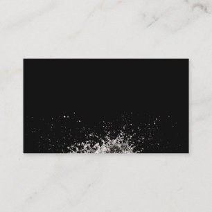Visita Hermosa tarjeta de negocios de salpicadura de agua
